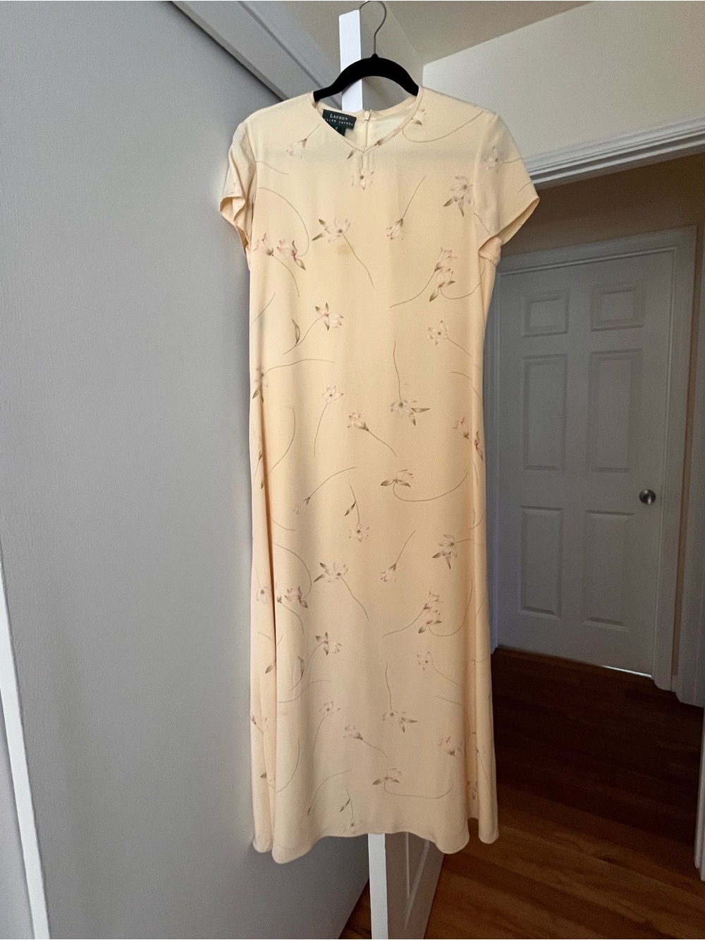 Lauren Ralph Lauren Cream Floral Maxi Dress